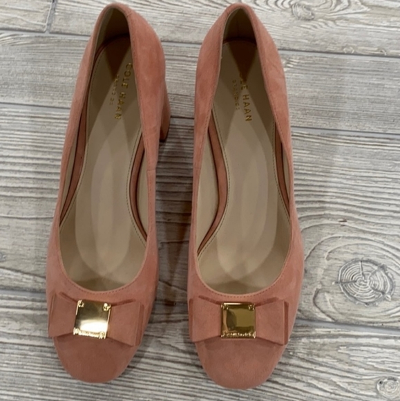 Cole Haan Shoes - Cole Haan Tali Suede Block heel